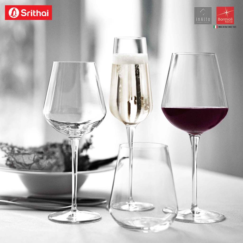 แก้วไวน์ Bormioli Rocco from Italy รุ่น Inalto Uno