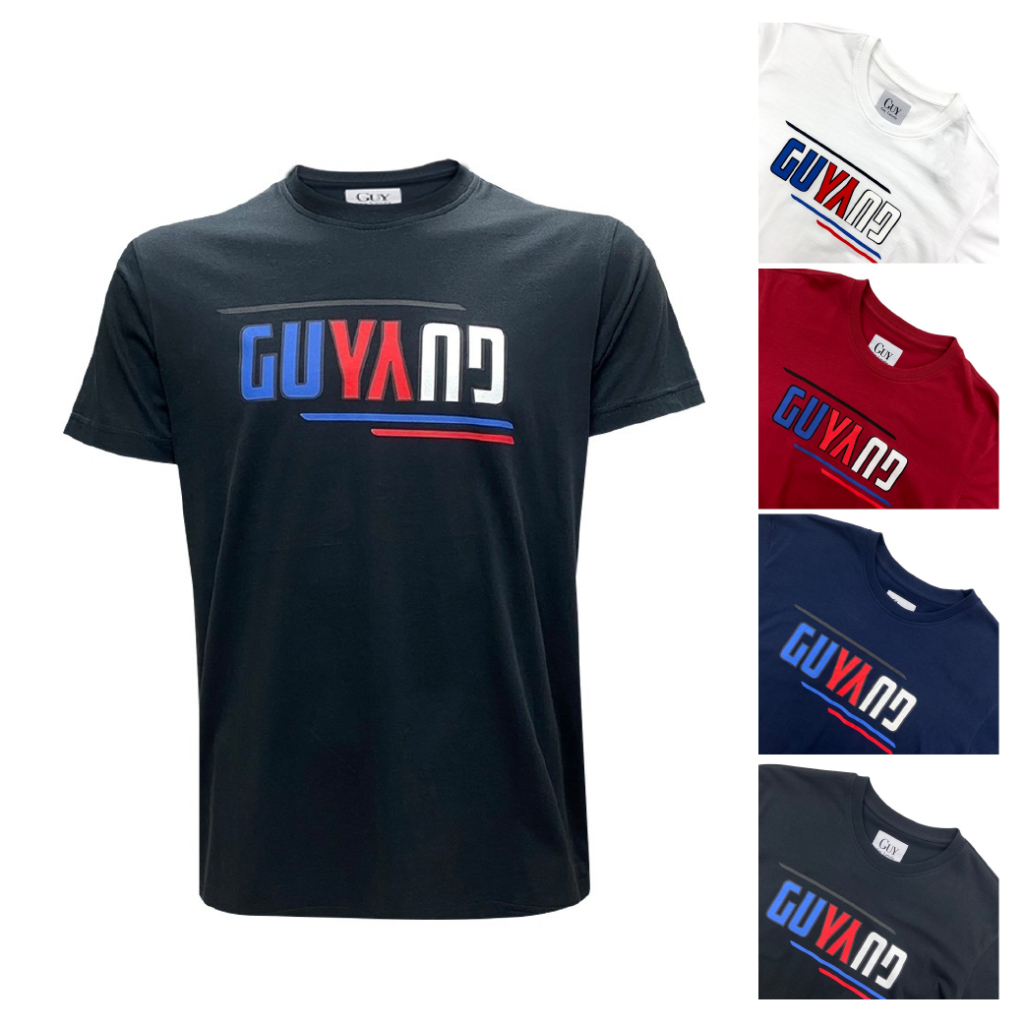 Guy Laroche เสื้อยืดสกรีนลาย GUYGUY เนื้อผ้า Cotton100% มีให้เลือก4สี (DKT6201P3)