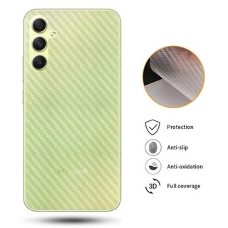 ฟิล์มหลัง Kevlar คาร์บอน For Samsung A15 A35 A55 5G เคฟล่า carbon