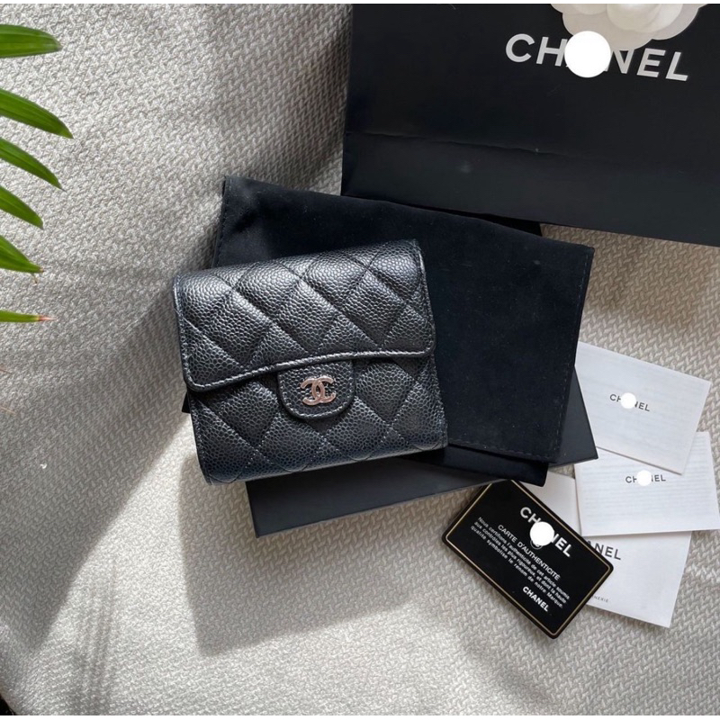 chanelclassic trifold wallet holo27 SHW