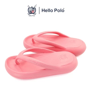 Hello Polo รองเท้าแตะผู้หญิง รองเท้าแตะลำลอง แบบหนีบ 4CMพื้นหนา สำหรับผู้ชายและผู้หญิง กันลื่น พื้นนิ่ม HP8022