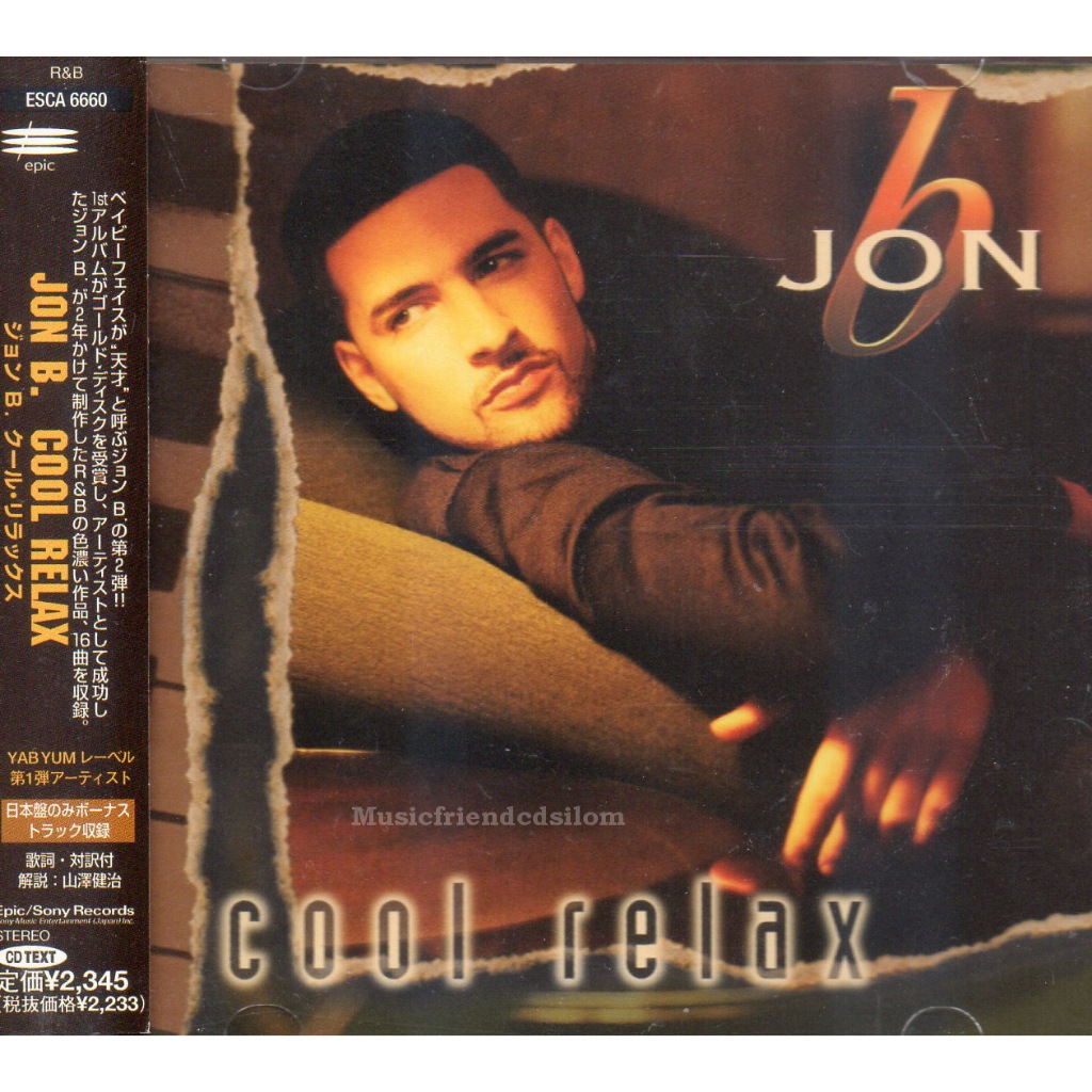 CD,Jon B - Cool Relax by Jon B (1997)(Japan)