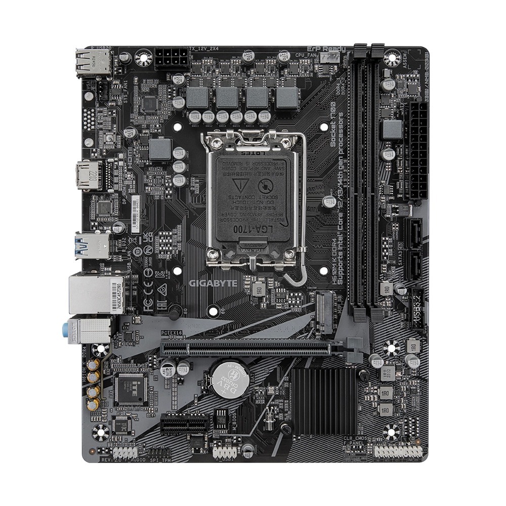GIGABYTE MAINBOARD (1700) H610M K DDR4 (REV. 2.0) – A0157330