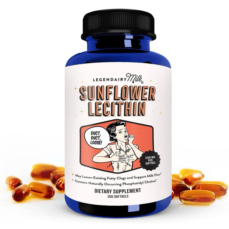 🌟พร้อมส่ง🇺🇸วิตามินบำรุงท่อน้ำนมคุณแม่🇺🇸Legendairy Milk® Sunflower Lecithin Organic Sunflower Lecithi