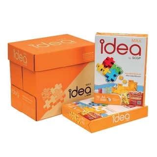 [ส่งฟรี!] Idea Max กระดาษถ่ายเอกสาร 70 แกรม A4 บรรจุ 5 รีม