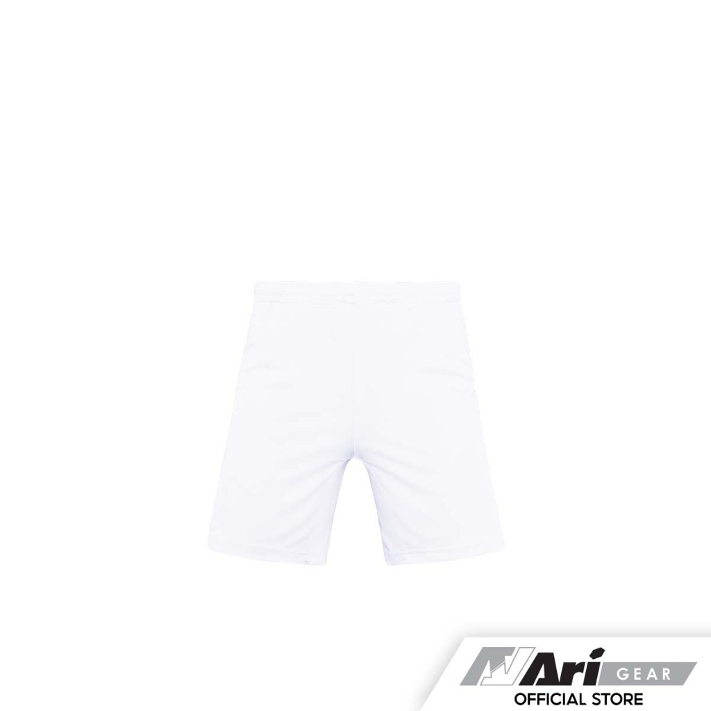 ARI KIDS ESSENTIAL TEAM SHORTS - WHITE  กางเกงฟุตบอลเด็ก อาริ สีขาว