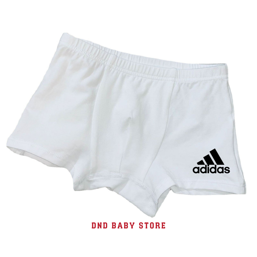 กางเกงในเด็ก กางเกงในขาสั้น เด็กชาย adidas fila ยืดหยุ่นเบาสบายไม่เข้าวิน 2-12 ปี
