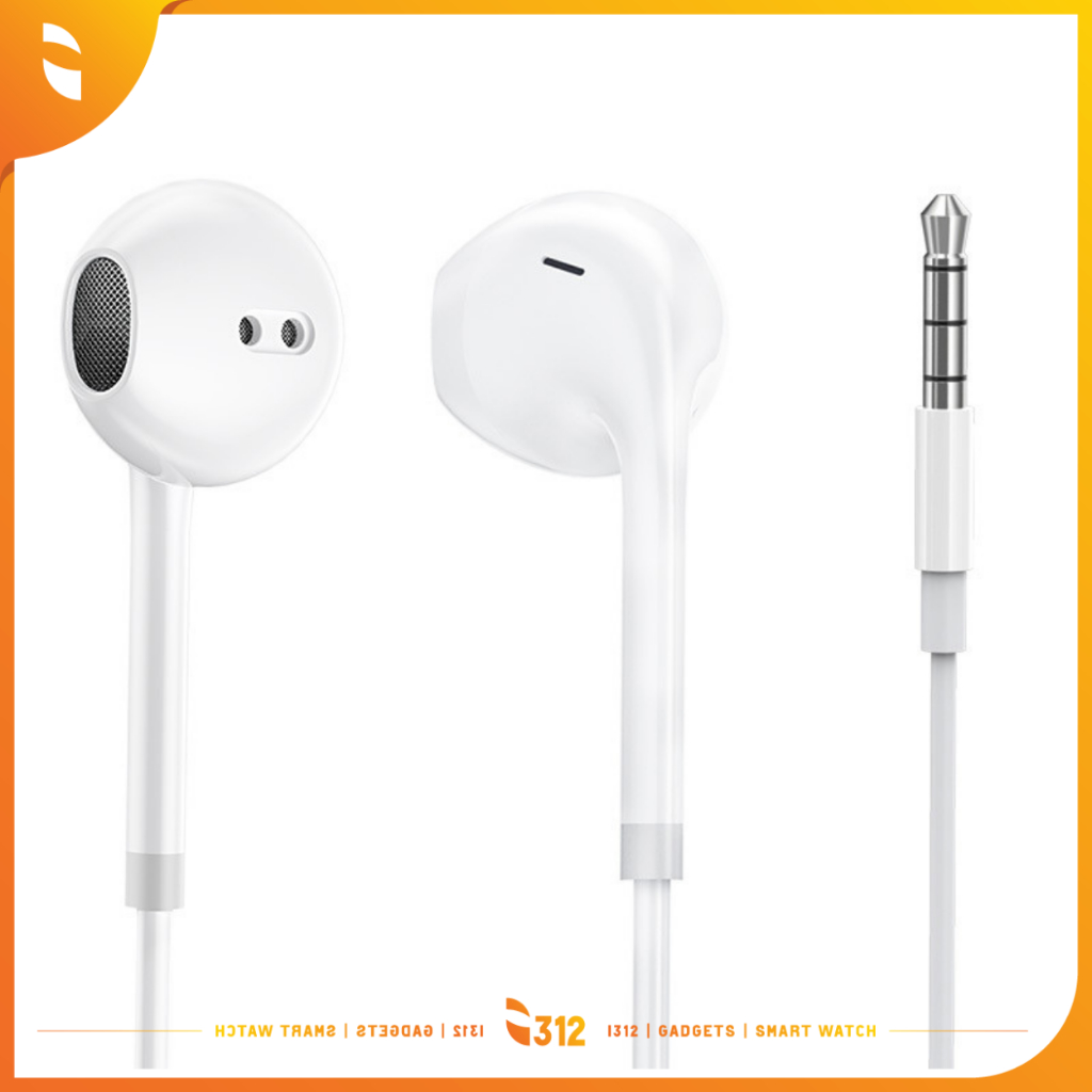 หูฟัง มีไมโครโฟนในตัว หูฟังมีสาย Jack 3.5mm ใช้สำหรับรุ่น i5 i6รวมถึงแล็ปท็อป โน้ตบุค และคอมพิวเตอร์