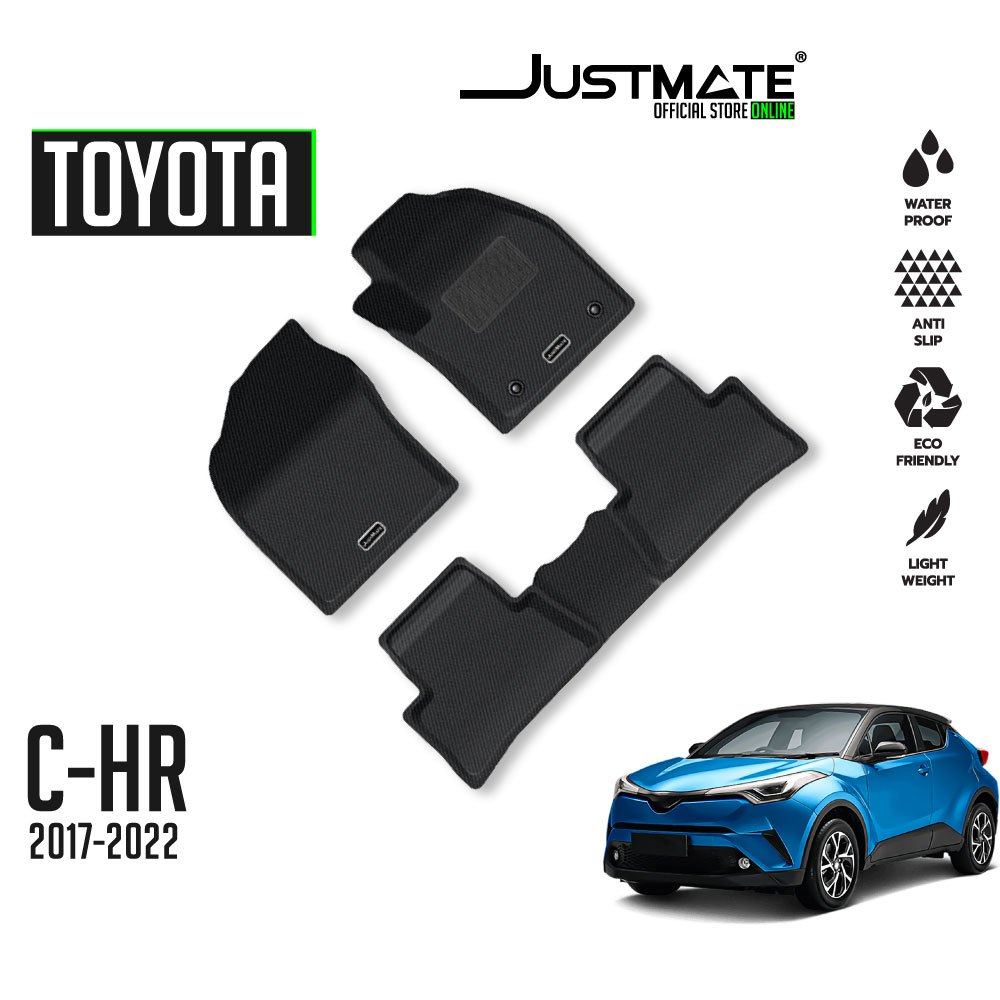 [JUSTMATE] TOYOTA พรมปูพื้นรถยนต์ CHR 2018 - 2023