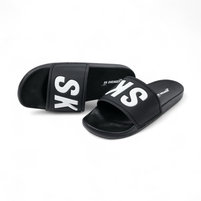 SK SNEAKER BASIC LOGO SANDALS BLACK