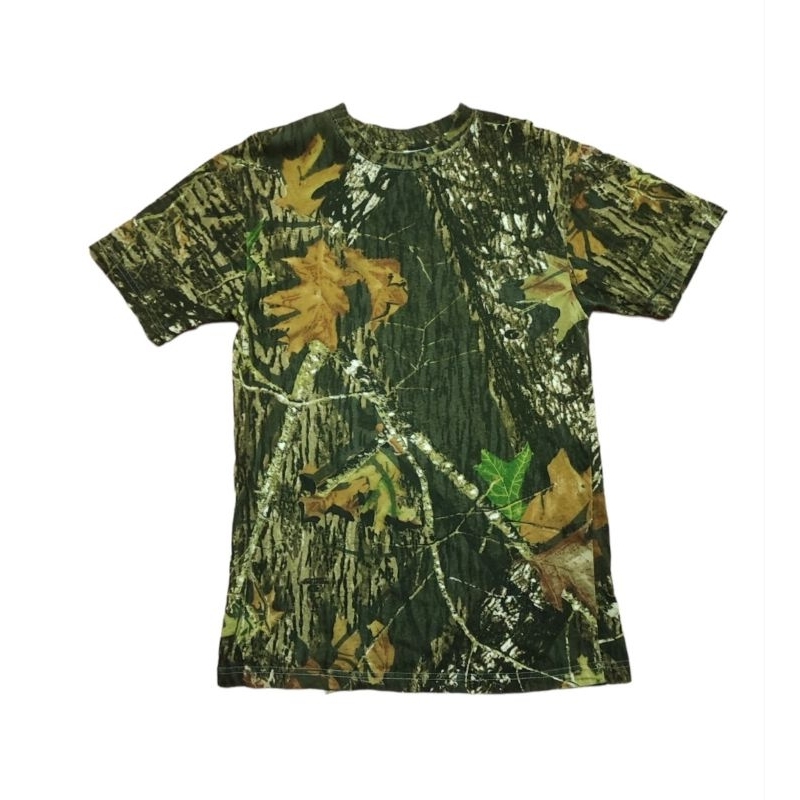 T-Shirt Vintage Real tree เสื้อวินเทจลายพราง,ลายต้นไม้ใบไม้🍁