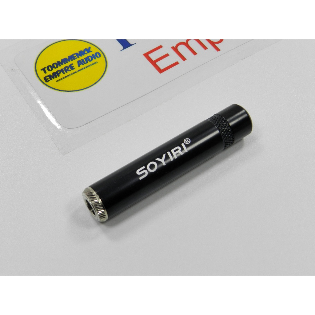 ปลั๊กไมโครโฟน แบบตัวเมีย Plug 6.35 Female Trs (stereo) Soyiri