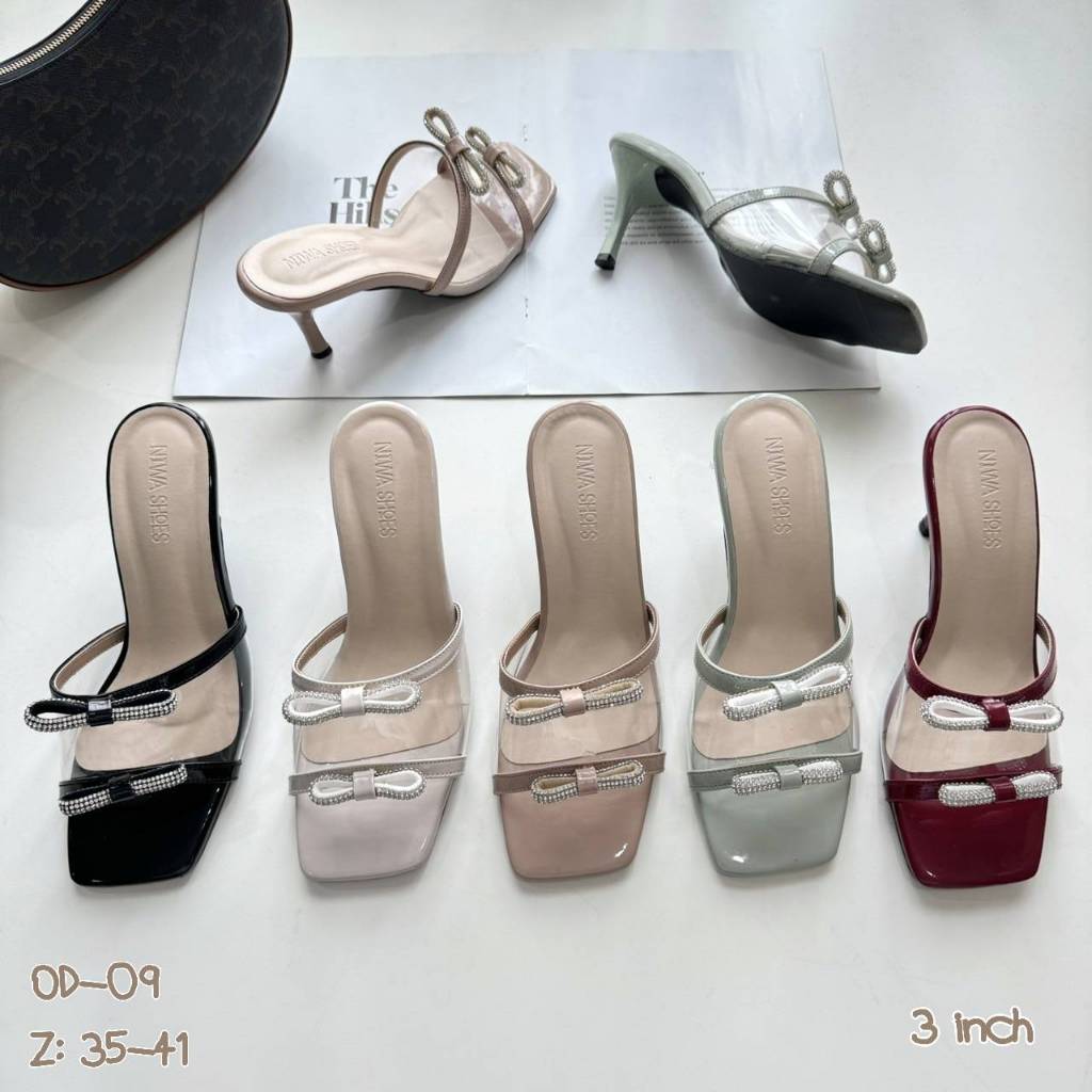 NIWA SHOES maxi รองเท้าส้นสูง เปิดตัวมาแบบสวยเลยค่ะรุ่นนี้  ขึ้นแท่นลูกรักอีกหนึ่ง collection   👠 รหัสสินค้า OD-09