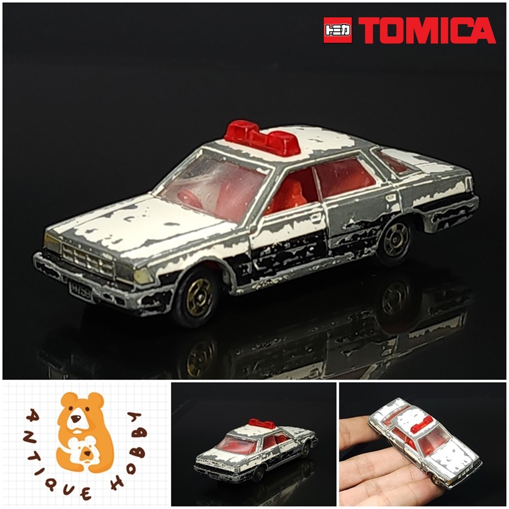 👑 รถ โมเดลรถ TOMICA 1/64 มือสอง : NISSAN CEDRIC POLICE CAR  &lt;สะสม/รถเด็กเล่น/รถของเล่น/&gt;👑