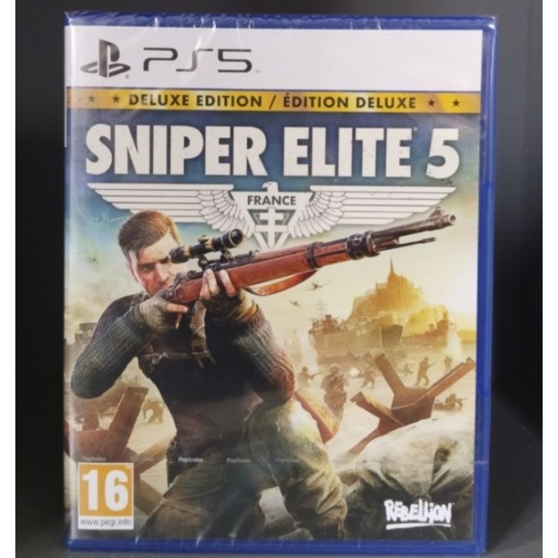 [พร้อมส่ง]  Ps5game (มือ1) Sniper elite 5 Deluxe edition(โซน 2Eu)อังกฤษ