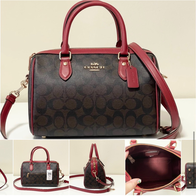 รุ่นใหม่และรุ่นเก่า ROWAN SATCHEL IN SIGNATURE CANVAS CH280 CH486 CR122 หมอน