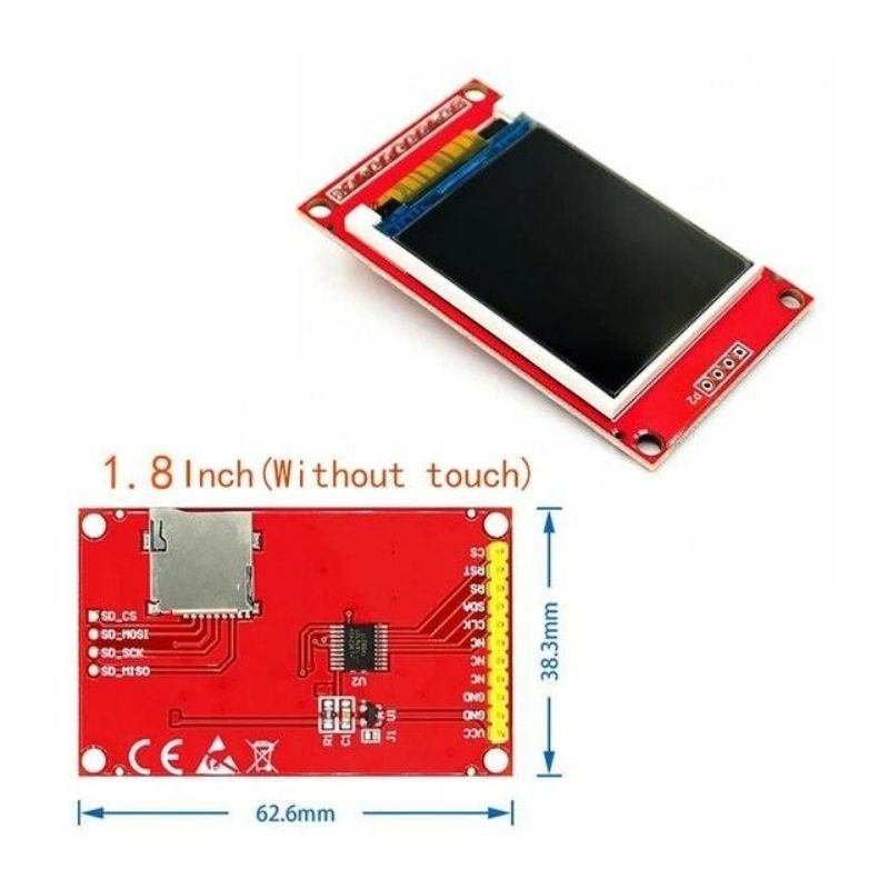 TFT LCD1.44 นิ้ว Serial 128 X 128 SPI Color