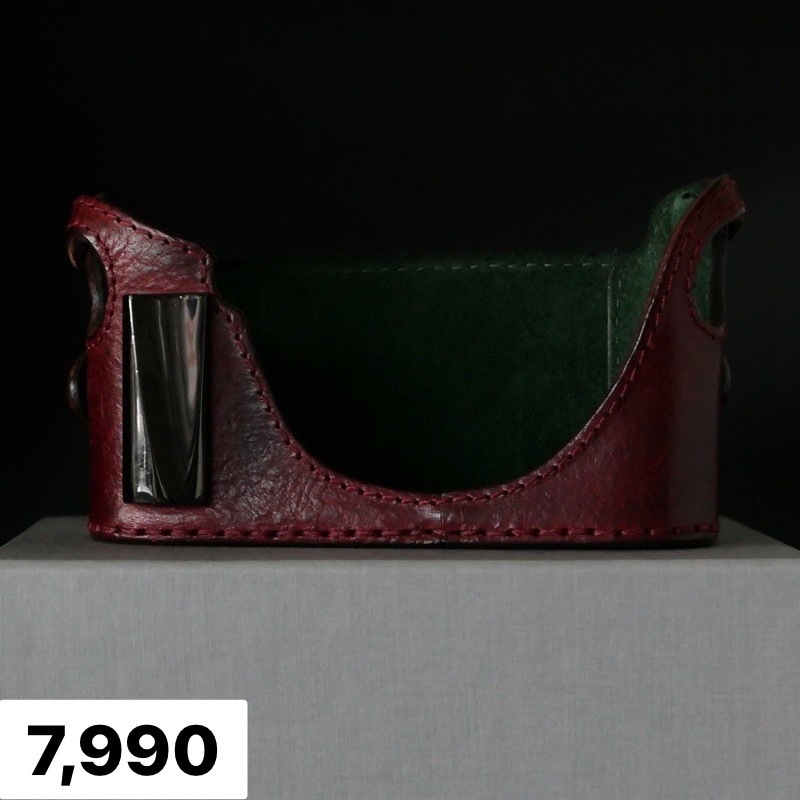 ( Used!! ) Half Case Angelo Pelle Red ( หนังแท้ ) Made in Italy For Leica M240, M240P < Mint >