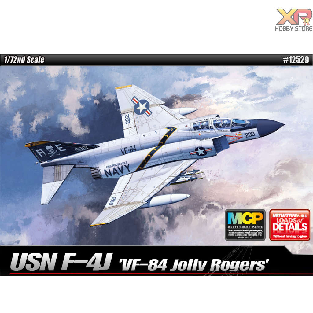 [Academy Model] 1/72: USN F-4J VF-84 JOLLY ROGERS (AC 12529)