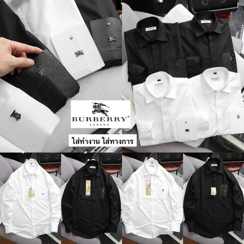 BURBERRY SHIRT UNISEX 👦🏻 เสื้อเชิ้ตแบรนด์สำหรับผู้ชาย 🏷️Hiend 💯 ร้านค้าจัดส่งไว
