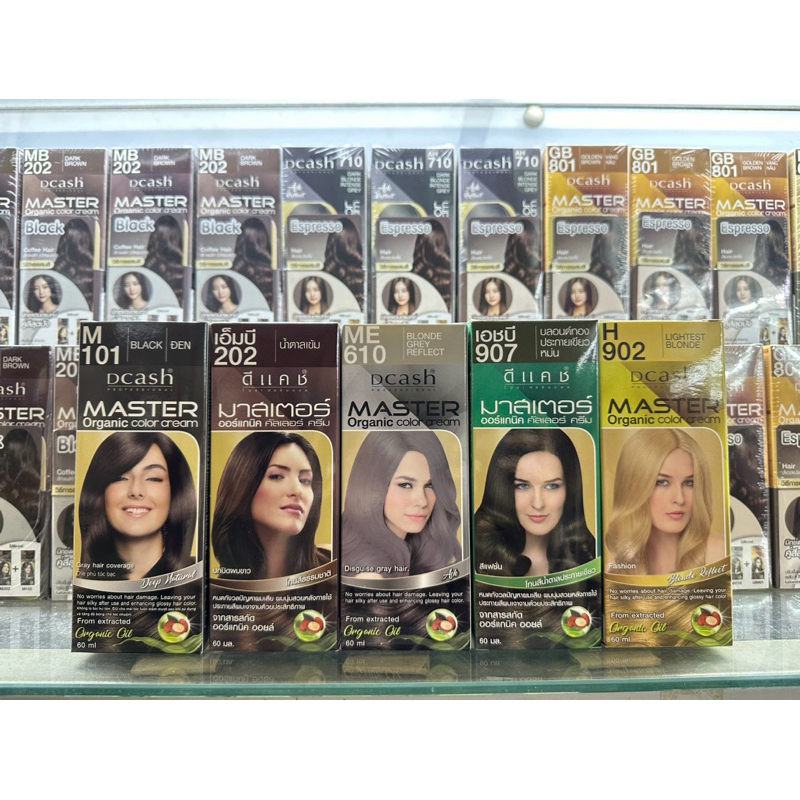 ครีมเปลี่ยนสีผมดีแคช มาสเตอร์ ออร์แกนิคออยล์ 60มล.(Exp.2028)