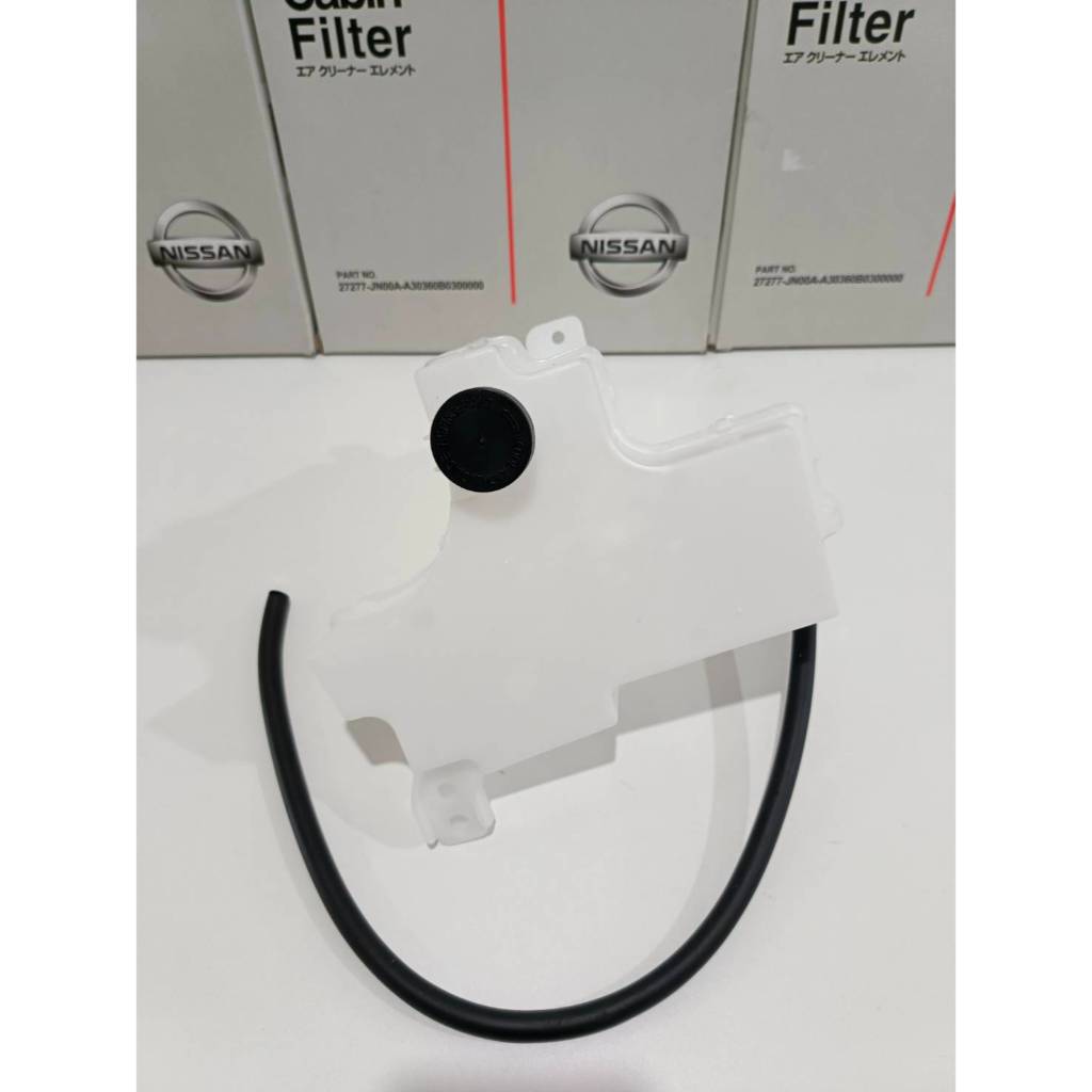 กระป๋องพักน้ำ หม้อพักน้ำ ถังพักน้ำนิสสัน Nissan Teana J31(ของใหม่) เนื้อพลาสติกPPเกรดเดียวกับโรงงานทนความร้อนสูง
