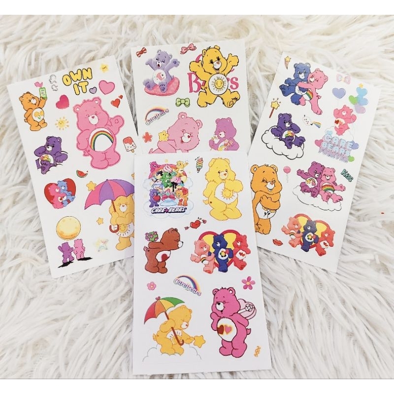 พร้อมส่ง ใน สติ๊กเกอร์แคร์แบร์พร้อมไม้รีด