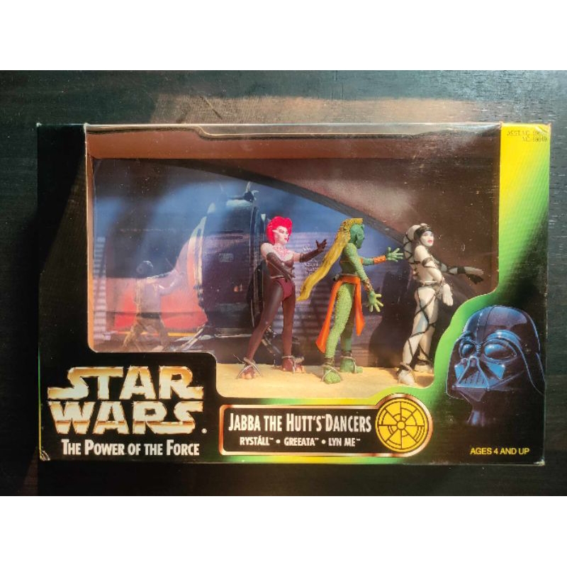 Star Wars Power of the Jedi Jabba The Hutt's Dancers (Rystall, Greeata, and Lyn Me) 3.75 Inches figu