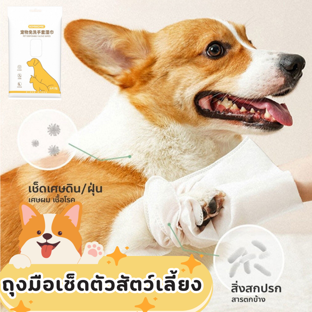 ถุงมืออาบน้ำทำความสะอาดสัตว์เลี้ยง สะดวก รวดเร็ว ช่วยให้แมวทำความสะอาดร่างกายได้ทุกที่ทุกเวลา