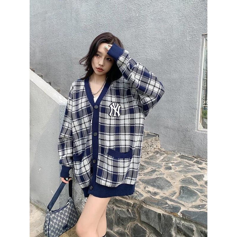 #พร้อมส่ง เสื้อคลุมไหมพรม NY Collection ใหม่ สไตล์เกาหลี หน้าอก 44" ความยาว 60 cm.