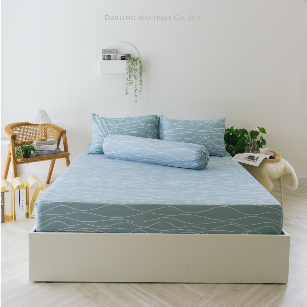 Darling Mattress ที่นอนดาร์ลิ่ง ผ้าปูที่นอนรุ่นนาโนเทค ลายไอวอรี่ (ไม่รวมผ้านวม) NANOTECH Bedsheet Set " Ivory " (no duv