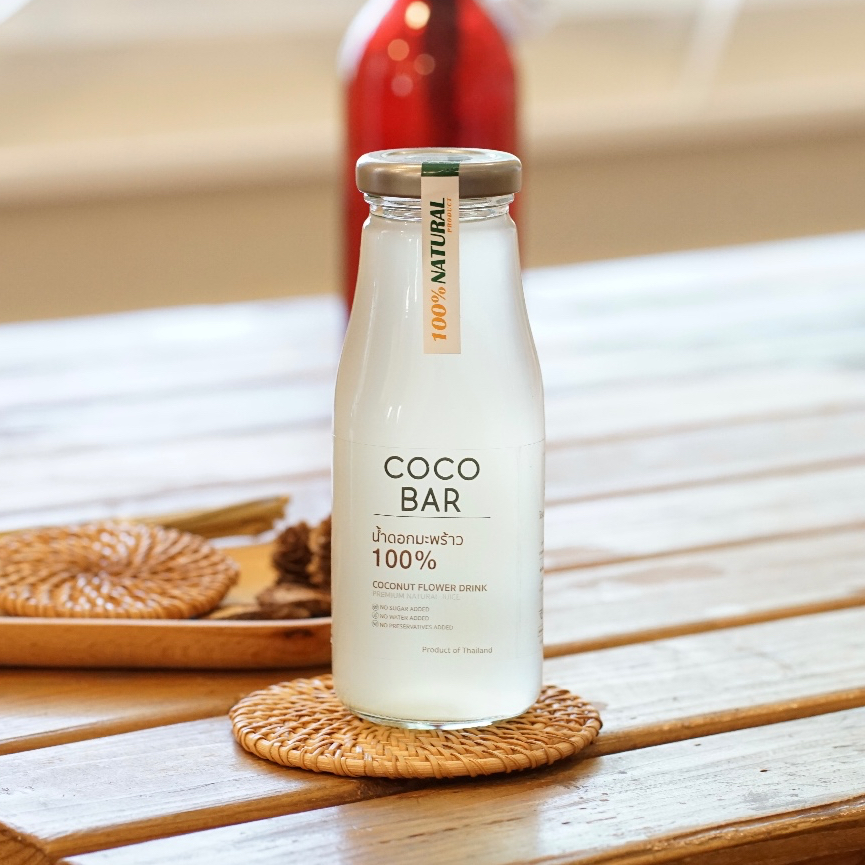 น้ำดอกมะพร้าว 100% Coconut flower drink 250 ml. - COCO BAR