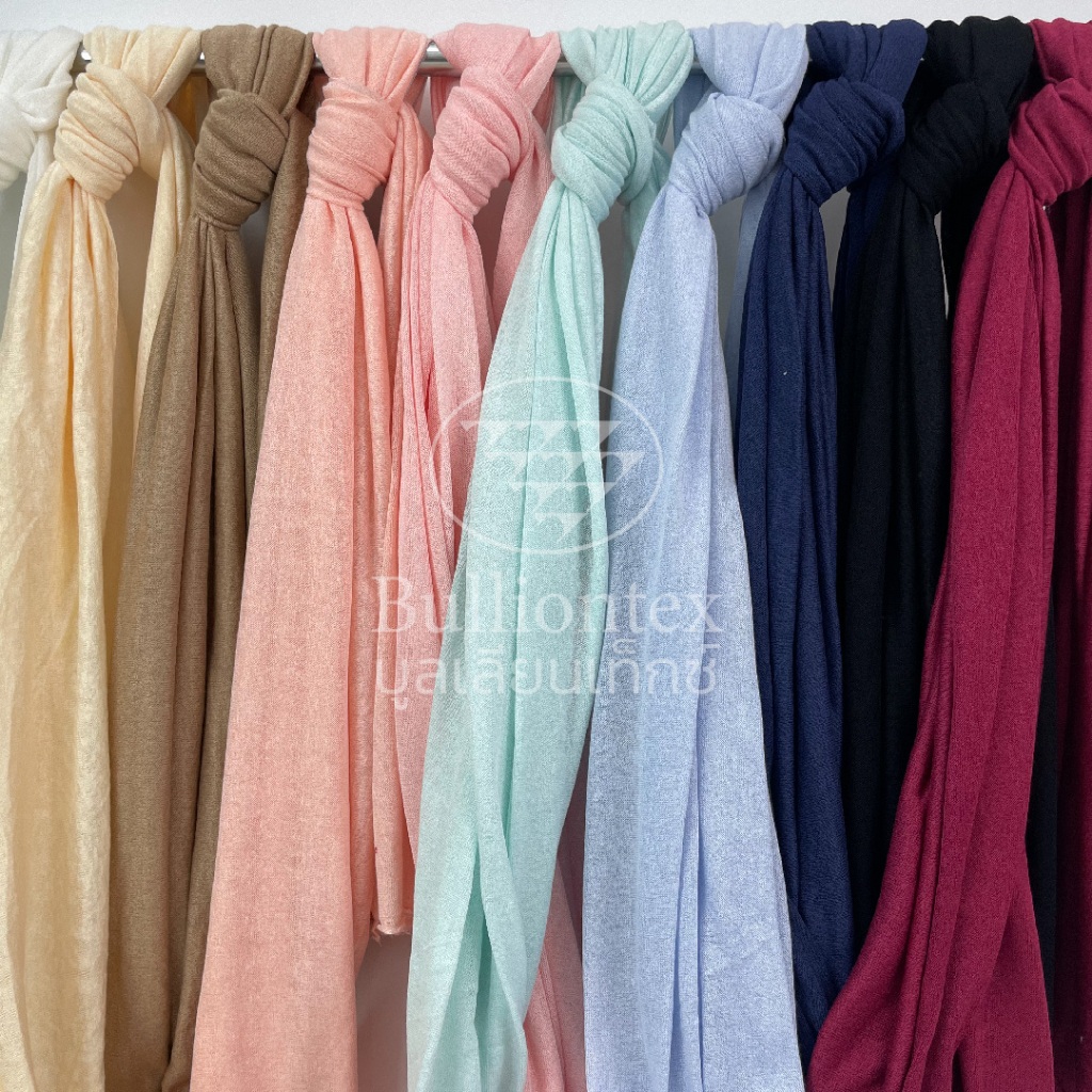 ผ้าซูเปอร์ สลาฟ Super Slub เนื้อผ้ามี Texture ในตัว บางเบา ยืดหยุ่น ทิ้งตัวได้ดี ขนาด 1 Kg พร้อมส่ง