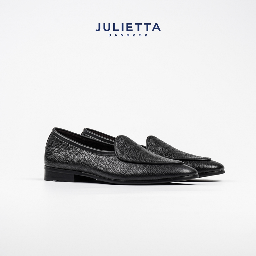 JULIETTA - Belgian Loafer Calfskin : Black (Unlined)