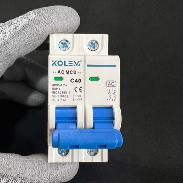 KOLEM AC MCB เซอร์กิตเบรกเกอร์ AC 1P 2P อย่างดี