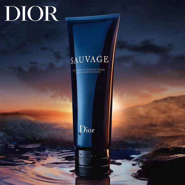 Official Shop_Dior โฟมล้างหน้า 2-in-1 Sauvage Face Cleanser and Mask 120 ml