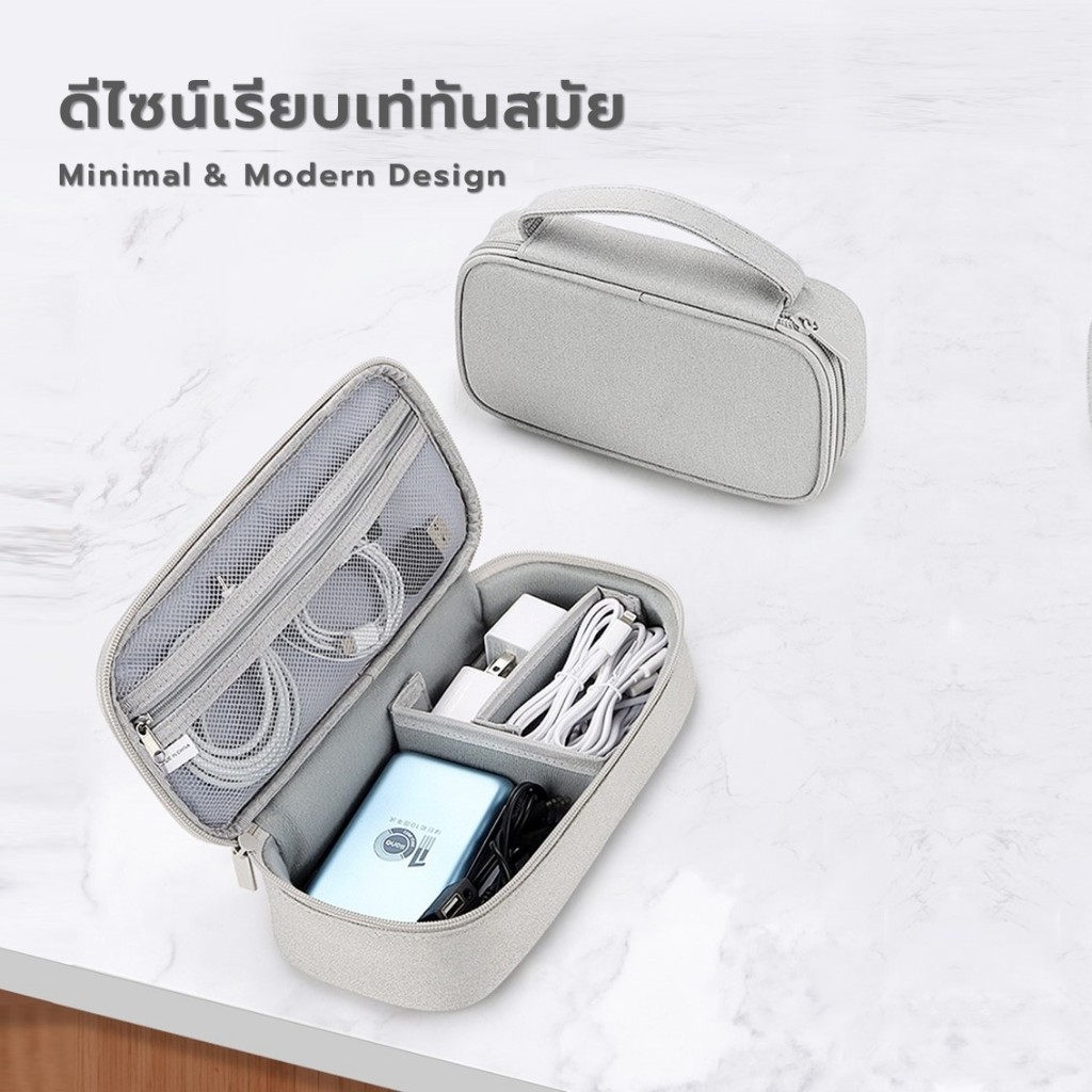 (พร้อมส่ง) กระเป๋าจัดระเบียบเดินทาง อุปกรณ์ดิจิทัล ซองอุปกรณ์มือถือ กระเป๋าPower Bank เคสแบตสำรอง
