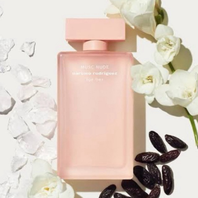 (ช้อปไทย 2024)~ Narciso Rodriguez For Her Musc Nude EDP White Floral Musk & Tonka แท้ จากช้อปไทย