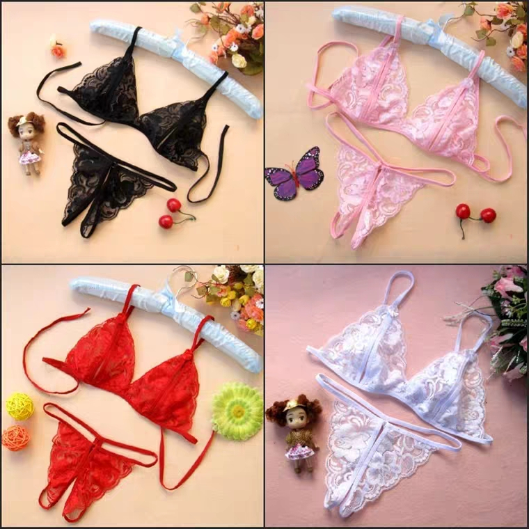 ชุดชั้นในเซ็กซี่ลูกไม้ ชุดนอนเซ็กซี่ สินค้ามาแบบ 2 ชิ้น ขนาด M-XXL B-002