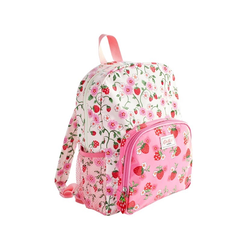 Cath Kidston Kids Classic Large Backpack Strawberry Small Pink