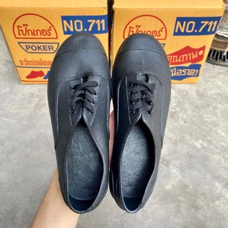 Poker รองเท้าผ้าใบยาง รองเท้ายาง ขนาด 36-43 พร้อมส่ง!!