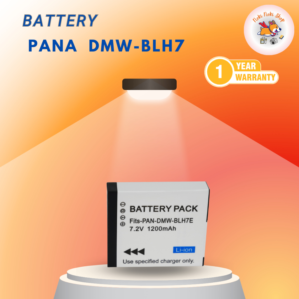 For Panasonic แบตเตอรี่กล้อง รุ่น DMW-BLH7 / BLH7E Replacement Battery for Panasonic Lumix DMC-GM1 GM1K GF7" #169