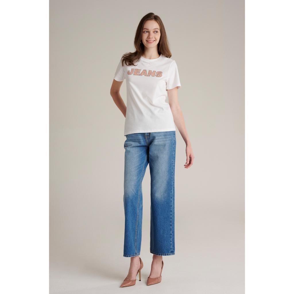 Mc jeans เสื้อยืดแขนสั้นผู้ชาย คอกลม MTTZ748