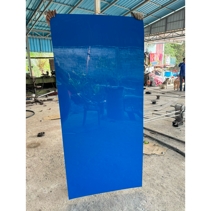พลาสติกหนา2มิลห่อบังโครนรถไถห่อเรือเชื่อมติดและงานพลาสติกทั่วไป ขนาด180*85cm.
