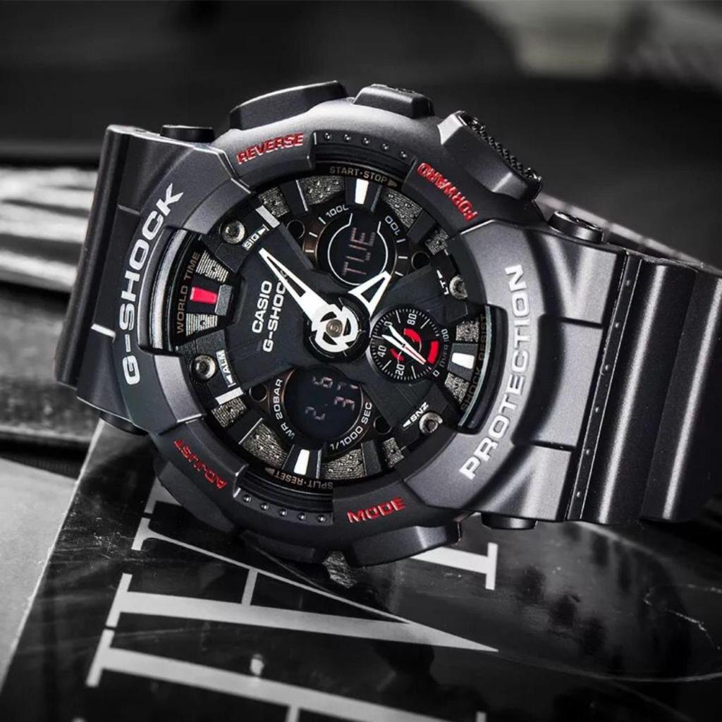 *pwj0o1w0mh* นาฬิกาข้อมือ รุ่น GA-120-1ADR กันน้ำ