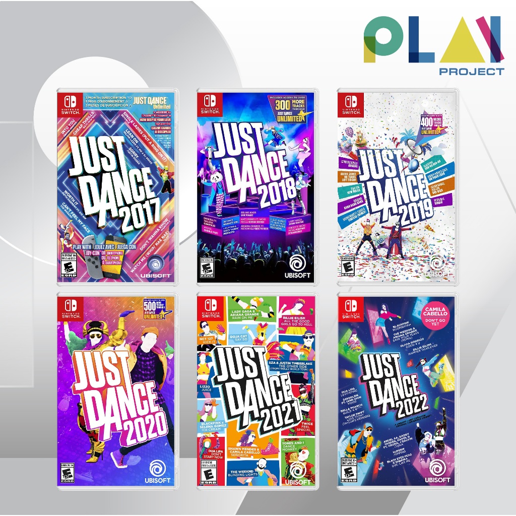 [มือ2] Nintendo Switch รวม Just Dance เกมเต้น ออกกำลังกาย [แผ่นเกมนินเทนโด้ สวิตช์]
