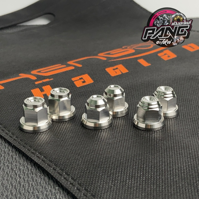 น๊อตปิดสเตย์พักเท้า Wave 125 น๊อตสแตนเลส