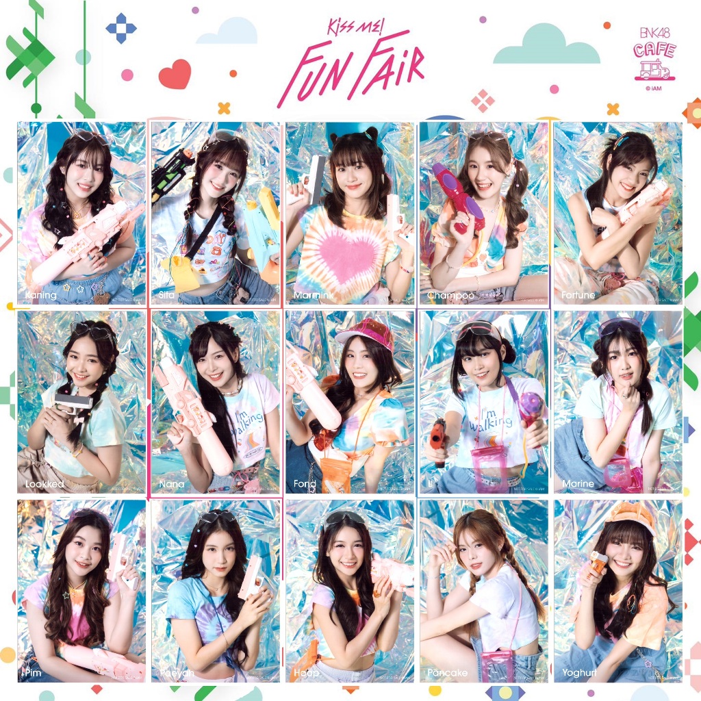 [แอคพิเศษ] คู่ 2 ใบ BNK48 CGM48 Fun Fair สงกรานต์ Songkran Songkarn 2024 Special act photo ตักไข่ lucky gachapon ฟันแฟร์