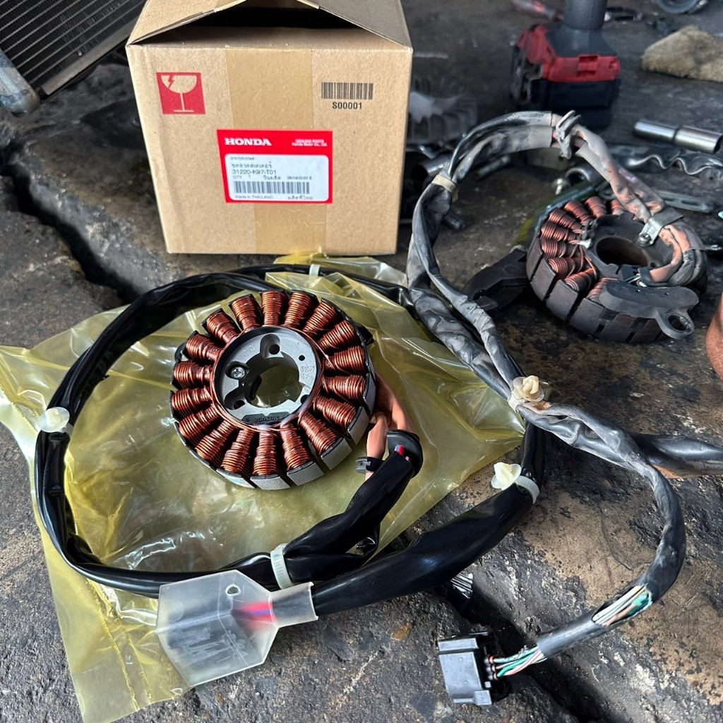 ขดลวดสเตเตอร์ มัดไฟ PCX2018-2020 ของใหม่แท้เบิก PCX150 ปี18-20 31220-K97-T01 ฟิลคอย ของแท้เบิกศูนย์ฮ