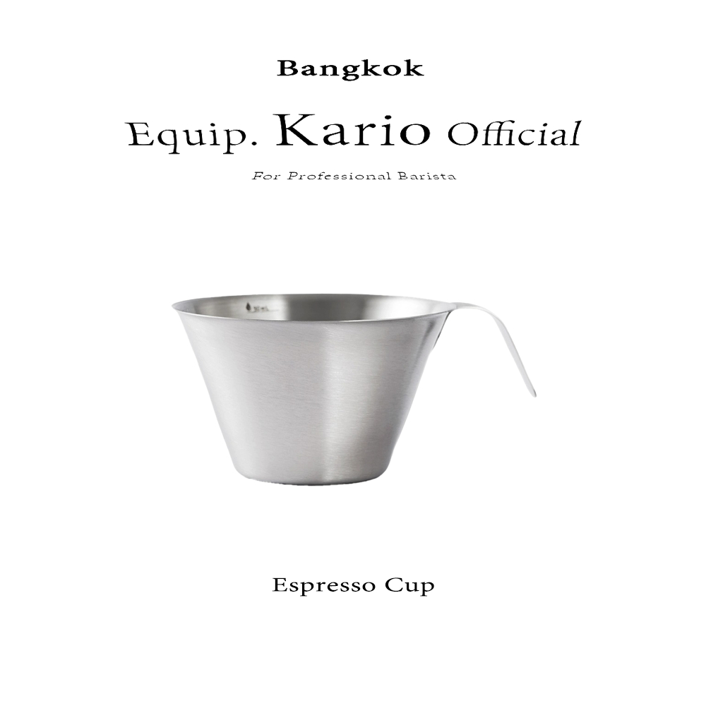 จัดส่งทันที | ถ้วยช็อตเอสเพรสโซ่ 75ML ช็อตกาแฟ Measuring Cup Stainless Steel